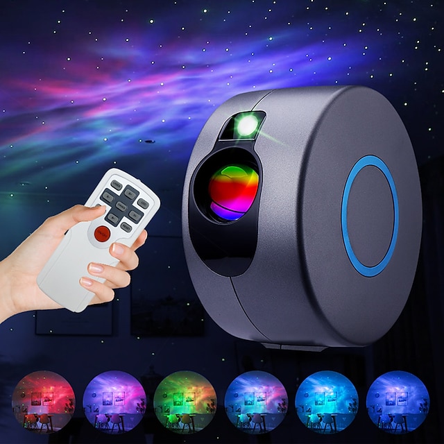  Star Projector Laser Galaxy Starry Sky Projector  LED Night Light with Remote Night Star Projector with 15 Mode Lighting Shows for For Bedroom and Party Decoration
