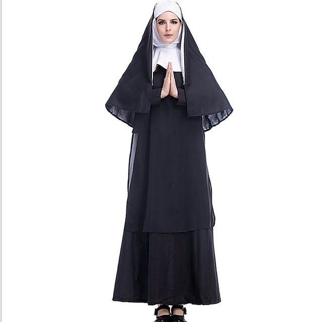  Costum de Dans Rochie Solid Pentru femei Halloween Performanță Manșon Lung Poliester
