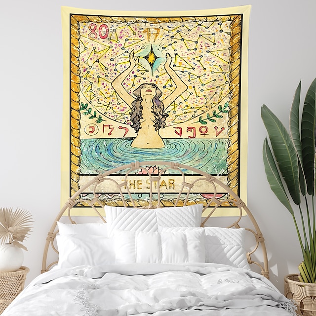 Home & Garden Home Decor | Tarot Divination Wall Tapestry Art Decor Blanket Curtain Hanging Home Bedroom Living Room Decoration 