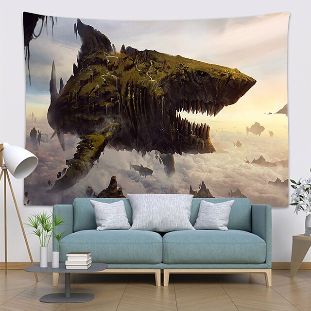 Home & Garden Home Decor | Landscape Shark Wall Tapestry Art Decor Blanket Curtain Hanging Home Bedroom Living Room Decoration P