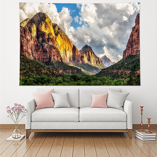 Home & Garden Home Decor | Landscape Wall Tapestry Art Decor Blanket Curtain Hanging Home Bedroom Living Room Decoration Polyest