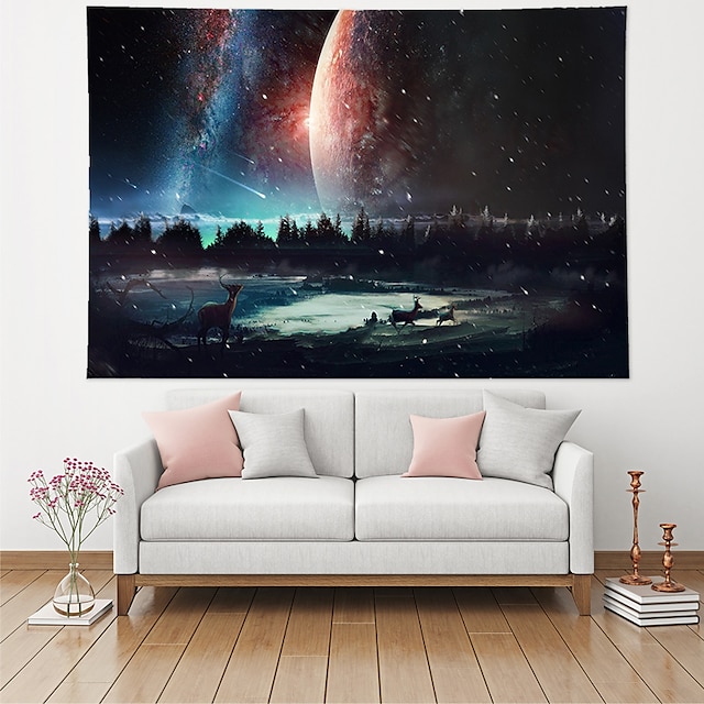 Home & Garden Home Decor | Galaxy Wall Tapestry Art Decor Blanket Curtain Hanging Home Bedroom Living Room Decoration Polyester 