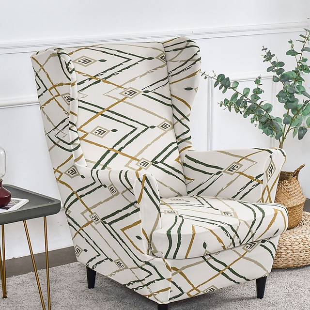 Housse de fauteuil à oreilles en tissu imperméable - Fabia – Ma housse de chaise Housse de fauteuil à oreilles en tissu imperméable - Fabia – Ma housse de chaise