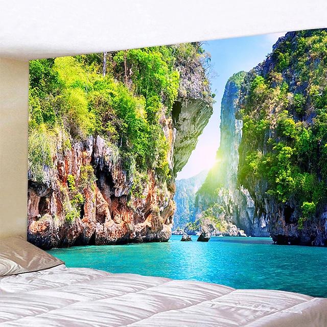 Home & Garden Home Decor | Landscape Wall Tapestry Art Decor Blanket Curtain Hanging Home Bedroom Living Room Decoration Polyest