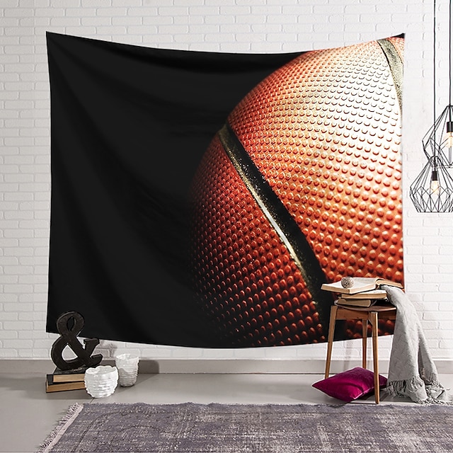 Home & Garden Home Decor | Basketball Wall Tapestry Art Decor Blanket Curtain Hanging Home Bedroom Living Room Decoration Polyes