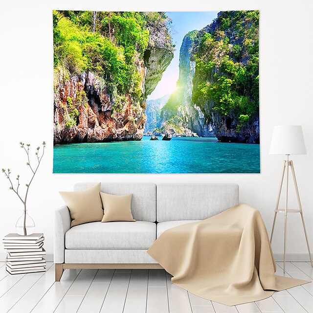 Home & Garden Home Decor | Landscape Wall Tapestry Art Decor Blanket Curtain Hanging Home Bedroom Living Room Decoration Polyest