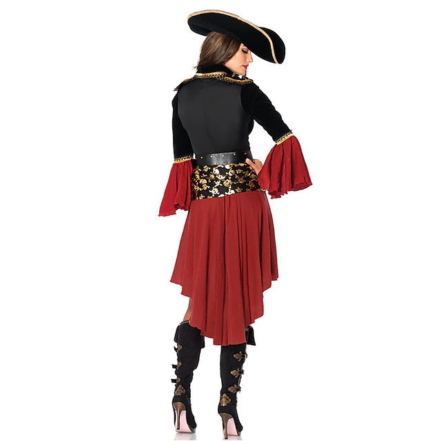 Pirate Dress Cosplay Costume Adults' Women's Easy Halloween Costumes