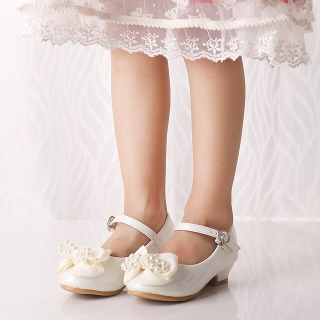 Shoes & Bags Kids Shoes | Girls Heels Heel PU Wedding Dress Shoes Little Kids(4-7ys) Big Kids(7years +) Wedding Party Party & Ev