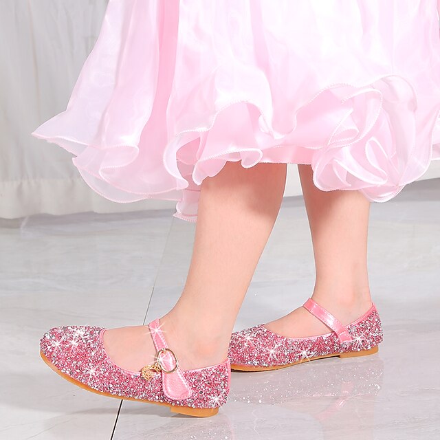 Shoes & Bags Kids Shoes | Girls Flats Flower Girl Shoes Formal Shoes Princess Shoes School Shoes Leather PU Walking Non Slip Wed