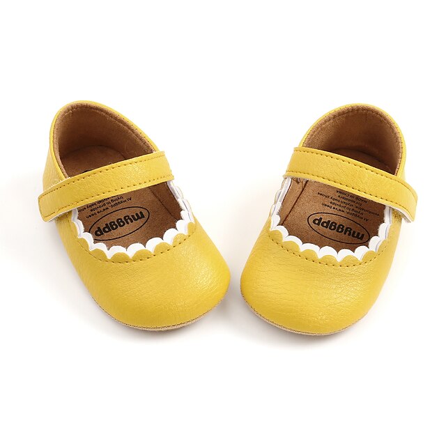 Shoes & Bags Kids Shoes | Boys and Girls Flats Baby & Toddler Shoes First Walkers PU Casual / Daily Infants(0-9m) Daily Indoor Y