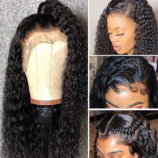 Beauty & Hair Wigs & Hair Pieces | 13*4 /4*4 Lace Front Human Hair Wigs For Black Women Water Wave 150%/180% Density Brazilian R