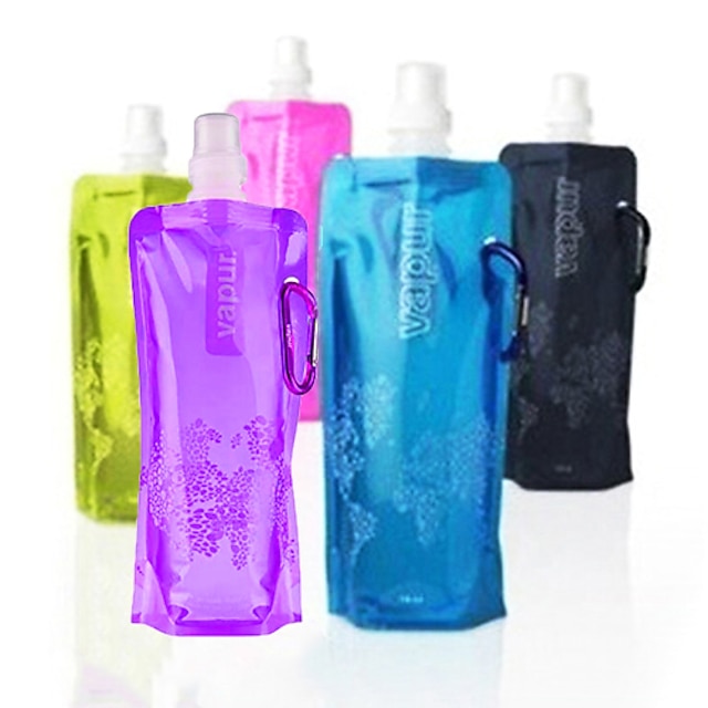  Bicicletta bottiglie di acqua BPA Ompermeabile Preservazione del calore Non tossico Ecologico Per Ciclismo Bici da strada Mountain bike Plastica Lega di alluminio Nero Viola Blu
