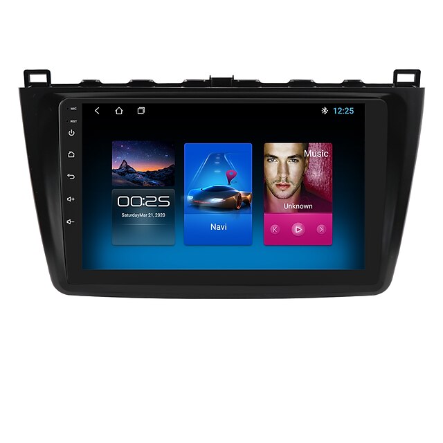  For Mazda 6 2007-2012  Android 10.0 Autoradio Car Navigation Stereo Multimedia Car Player GPS Radio 9 inch IPS Touch Screen 1 2 3G Ram 16 32G ROM Support iOS Carplay WIFI Bluetooth 4G