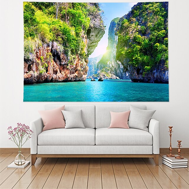 Home & Garden Home Decor | Landscape Wall Tapestry Art Decor Blanket Curtain Hanging Home Bedroom Living Room Decoration Polyest