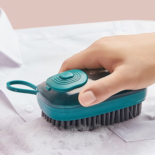  Household Cleaning Brush Add Liquid Laundry Washing Clothes Shoes Cleaner Kitchen Bathroom Laundry Washer Supplies