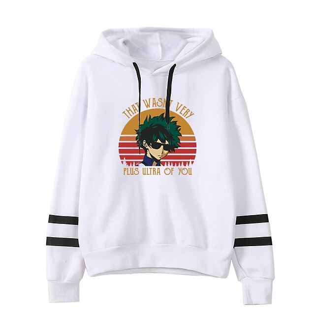 mha merch moletom com capuzs
