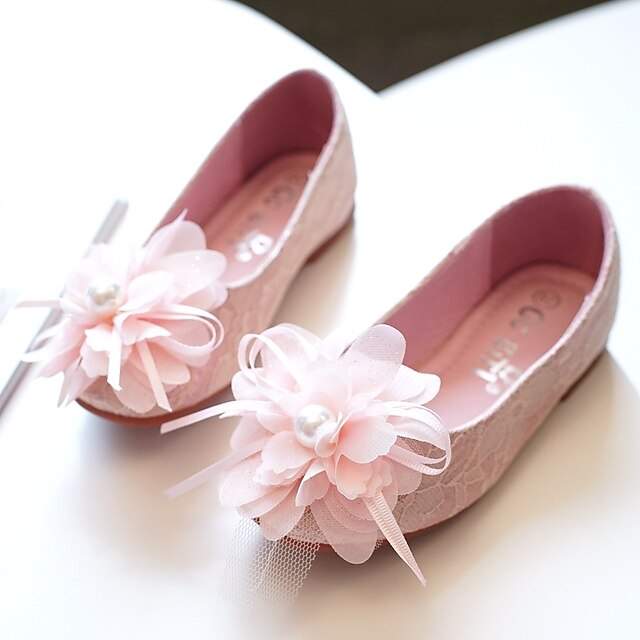 Shoes & Bags Kids Shoes | Girls Flats Comfort Flower Girl Shoes Princess Shoes Lace Mesh Dress Shoes Toddler(9m-4ys) Little Kids