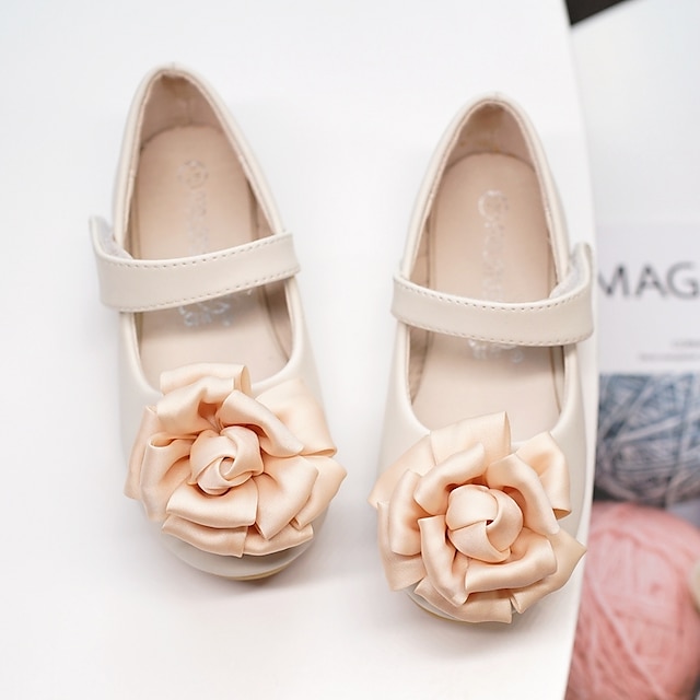 Shoes & Bags Kids Shoes | Girls Flats Flower Girl Shoes Microfiber Wedding Casual / Daily Dress Shoes Toddler(9m-4ys) Little Kid