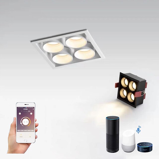 taklampor led spotlights 1st 7 w 12 w 1 led pärlor dimma