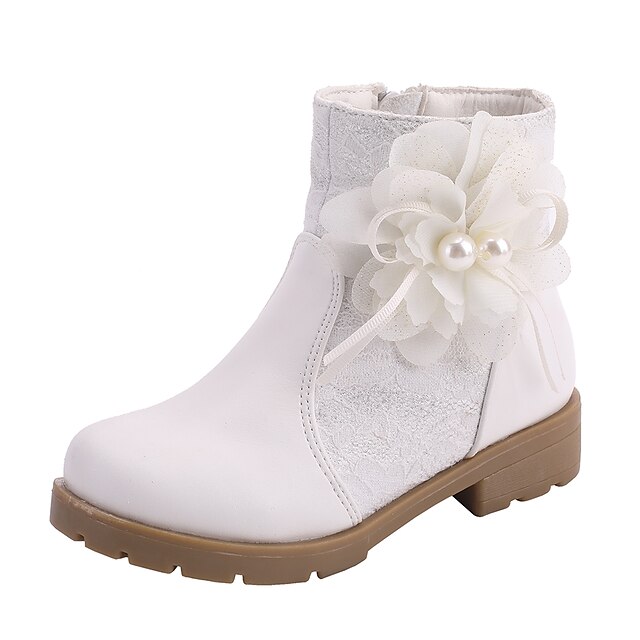 Shoes & Bags Kids Shoes | Girls Boots Flower Girl Shoes Lace Wedding Fashion Boots Big Kids(7years +) Little Kids(4-7ys) Wedding