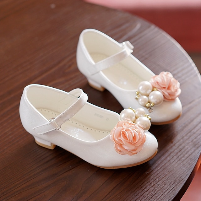 Shoes & Bags Kids Shoes | Girls Heels Heel PU Wedding Dress Shoes Little Kids(4-7ys) Big Kids(7years +) Wedding Party Party & Ev