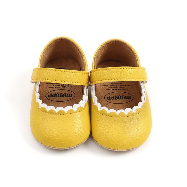 Shoes & Bags Kids Shoes | Boys and Girls Flats Baby & Toddler Shoes First Walkers PU Casual / Daily Infants(0-9m) Daily Indoor Y