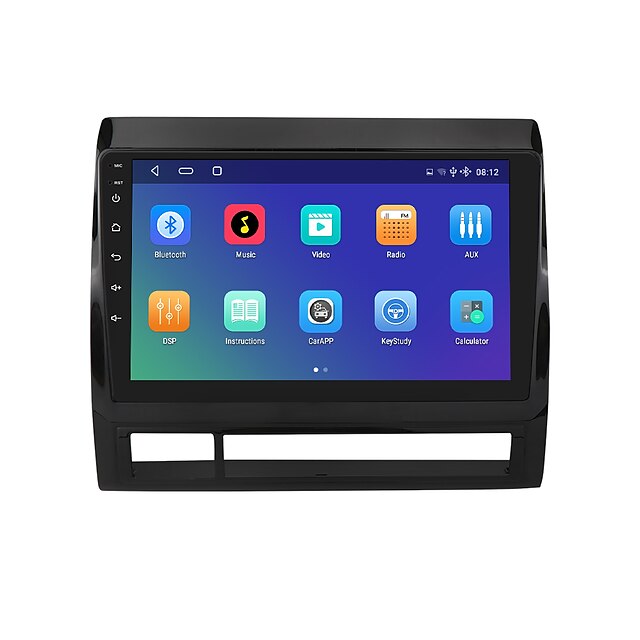  For Toyoto Tacoma 2005-2013 Autoradio Car Navigation Stereo Multimedia Car Player GPS Radio 9 inch IPS Touch Screen 1 2 3G Ram 16 32G ROM Support iOS Carplay WIFI Bluetooth 4G