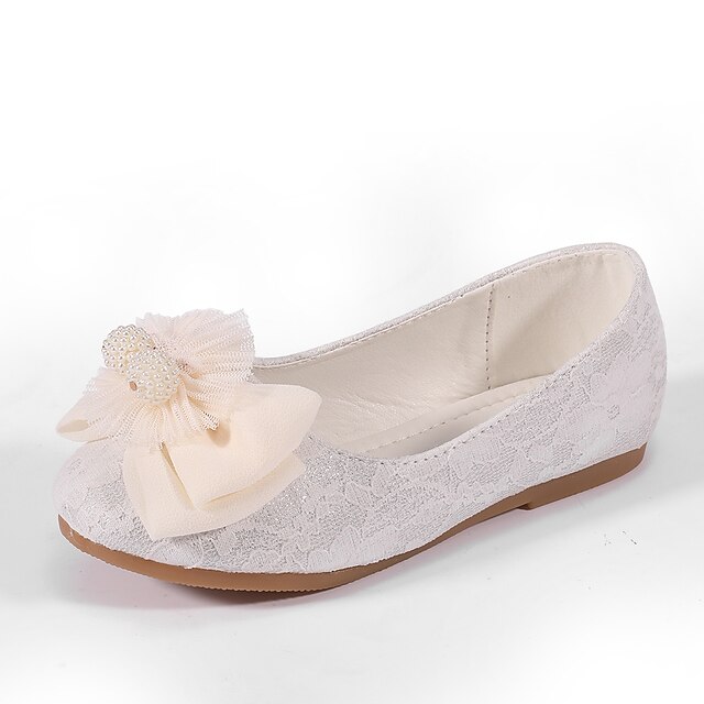 Shoes & Bags Kids Shoes | Girls Flats Comfort Flower Girl Shoes Princess Shoes Lace Mesh Dress Shoes Toddler(9m-4ys) Little Kids