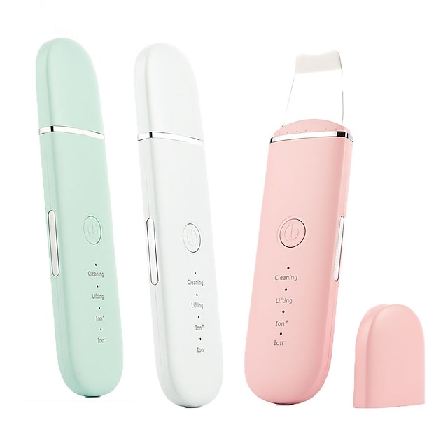  Ultrasonic Skin Scrubber Deep Face Cleansing Machine Peeling Shovel Facial Pore Cleaner Blackhead Removal Lifting Device