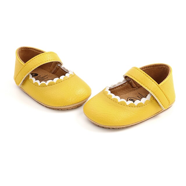 Shoes & Bags Kids Shoes | Boys and Girls Flats Baby & Toddler Shoes First Walkers PU Casual / Daily Infants(0-9m) Daily Indoor Y