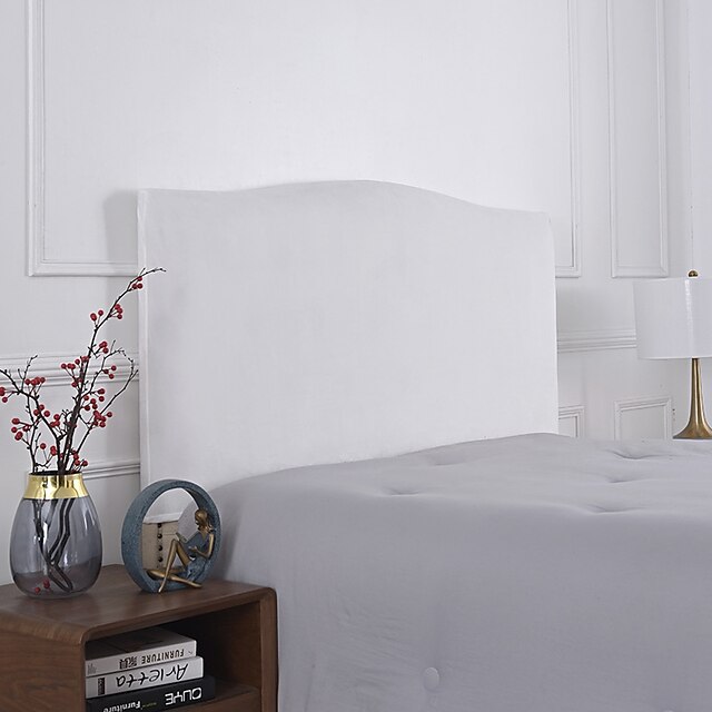 Velvet Bed Headboard Cover for Bedroom Decoration, Stretch Bed
