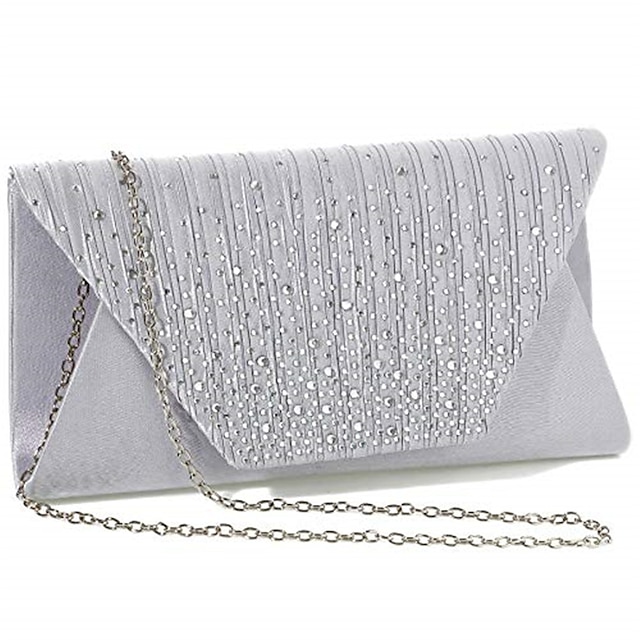 Women's Clutch Bags Satin Party / Evening Bridal Shower Wedding Party ...