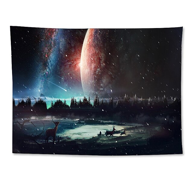 Home & Garden Home Decor | Galaxy Wall Tapestry Art Decor Blanket Curtain Hanging Home Bedroom Living Room Decoration Polyester 