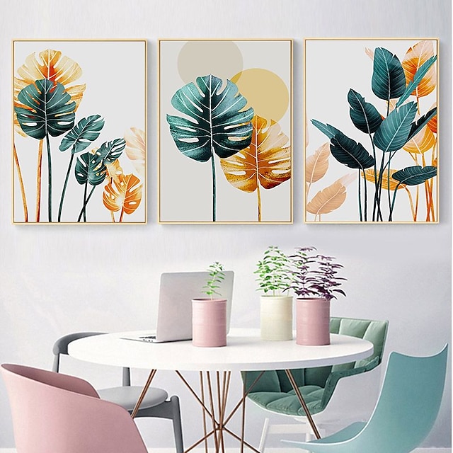  Arte de la pared lienzo póster pintura obra de arte imagen floral botánico decoración del hogar dcor lienzo enrollado sin marco sin marco sin estirar