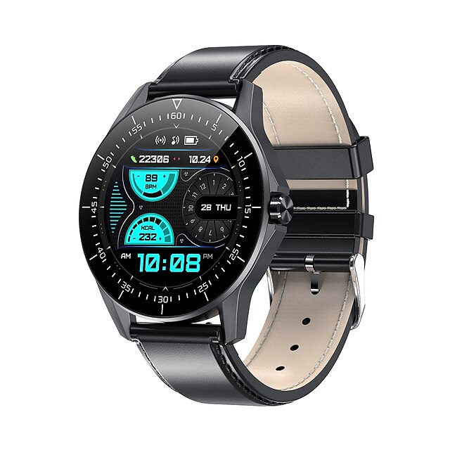 iMosi L61 Slimme horloge 1.28 inch(es) Smart horloge Bluetooth  Stappenteller Activiteitentracker Slaaptracker Compatibel met: Android iOS  Dames Heren Mediabediening Berichtherinnering Camerabediening 8842053 2022  – €29.39