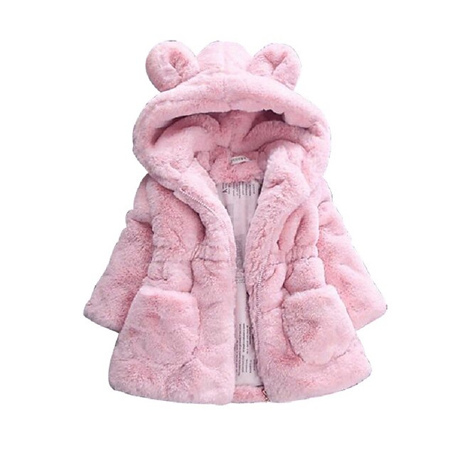 Baby & Kids Girls Clothing | Kids Girls Coat White rabbit ears wool sweater (plus velvet thickening) Pink Bunny Ears Wool Sweate