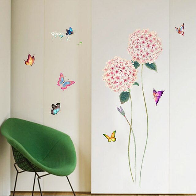 bedroom room wall stickers decorative flowers wall personality