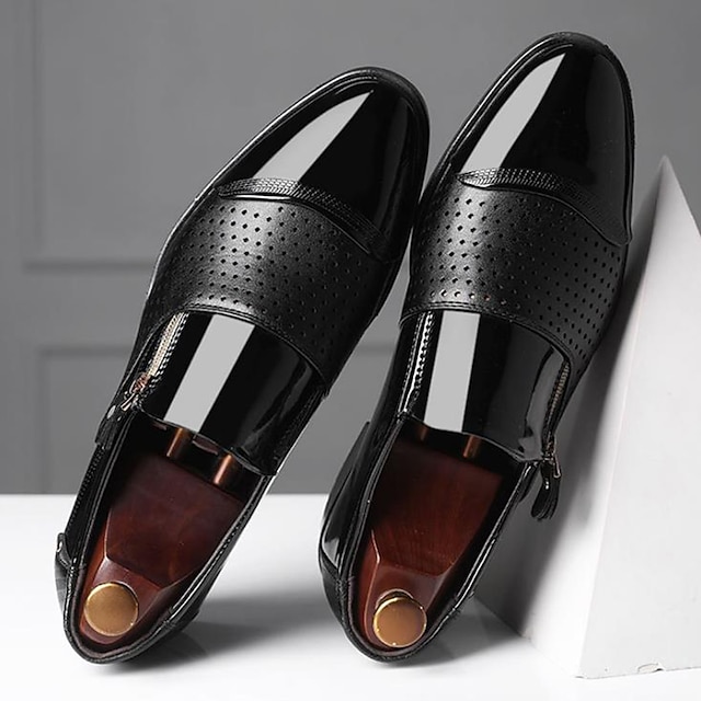 Men's Loafers & Slip-Ons Sequins Plus Size Leather Loafers Comfort ...