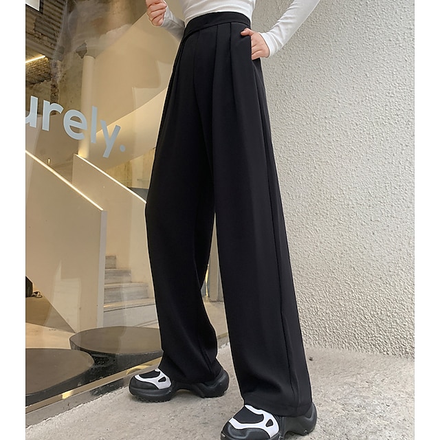 loose black dress pants