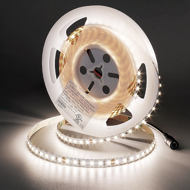  Listwa świetlna led 10m 32.8 ft 24v wysokiej klasy zestaw świateł taśmowych LED o wysokiej gęstości 1200 diod led 2835 smd led 72w cri 80 dc24v taśmy ledowe do podszafkowej kuchni projekt oświetlenia