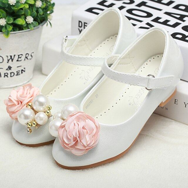 Shoes & Bags Kids Shoes | Girls Heels Heel PU Wedding Dress Shoes Little Kids(4-7ys) Big Kids(7years +) Wedding Party Party & Ev