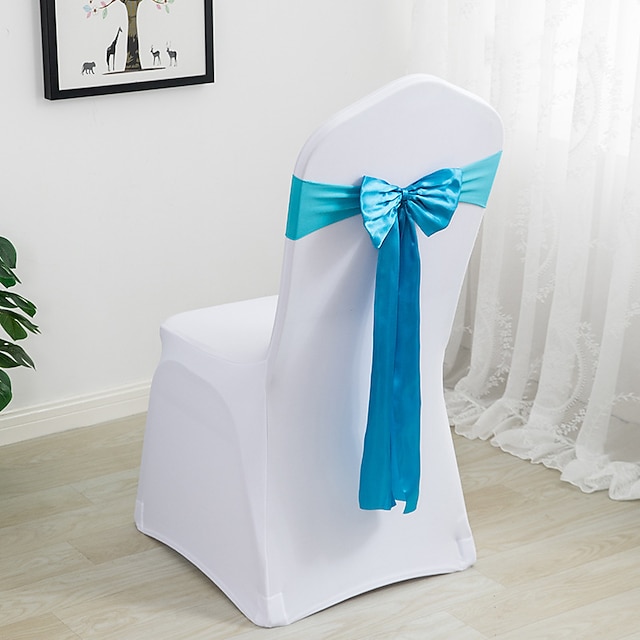 1-10pcs Universal Spandex Stretch Banquet Chair Covers Hotel Wedding Prom Party