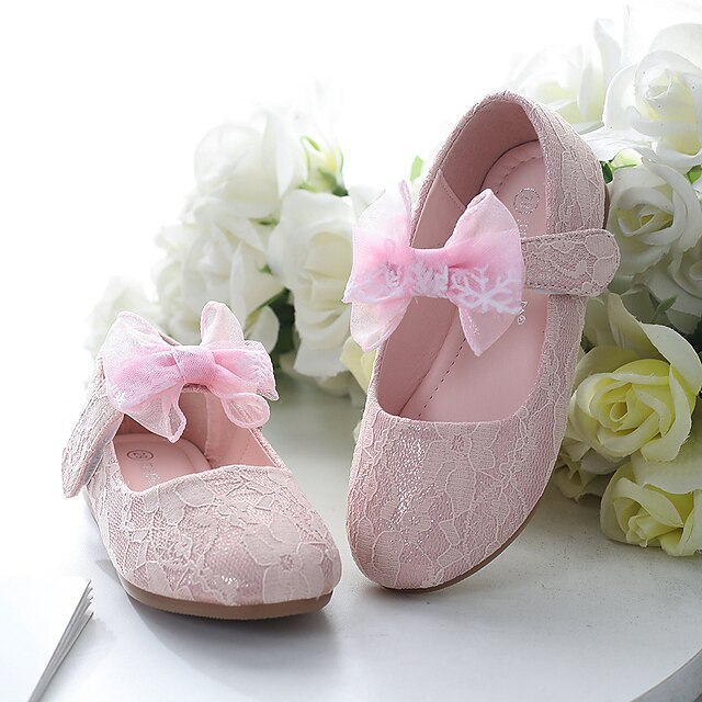 Shoes & Bags Kids Shoes | Girls Flats Flower Girl Shoes Lace Breathable Mesh Breathability Wedding Cute Dress Shoes Toddler(9m-4