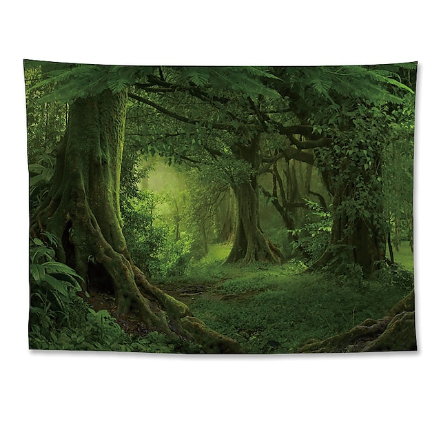  Forest Large Wall Tapestry Art Decor Backdrop Blanket Curtain Hanging Home Bedroom Living Room Decoration