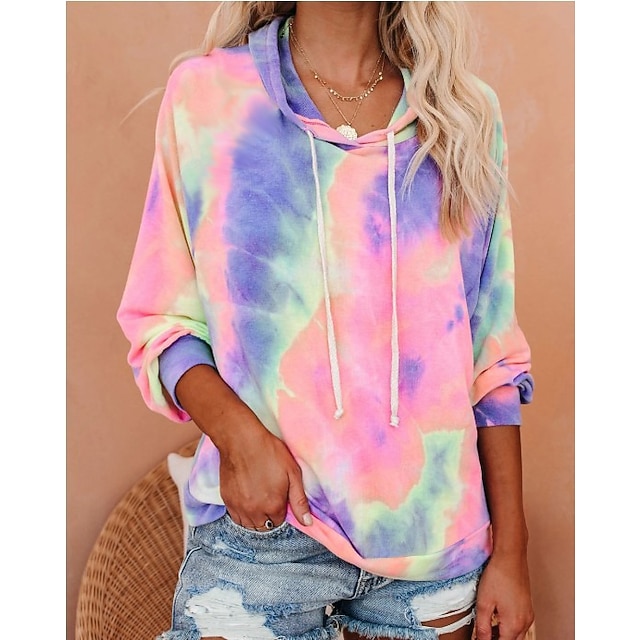 wholesale tie dye moletom com capuzs