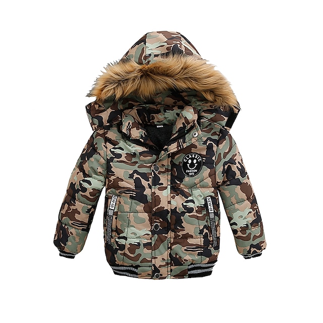  piumino bambino bambino piumino invernale con cappuccio giacca ecopelliccia manica lunga verde blu nero tinta unita parka 3-6 anni