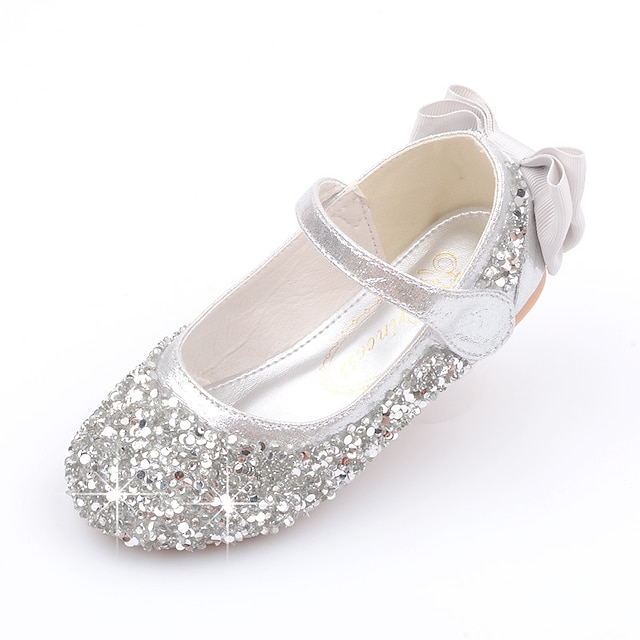 Shoes & Bags Kids Shoes | Girls Flats Lightweight Princess Shoes Leather Wedding Sequins Big Kids(7years +) Little Kids(4-7ys) W