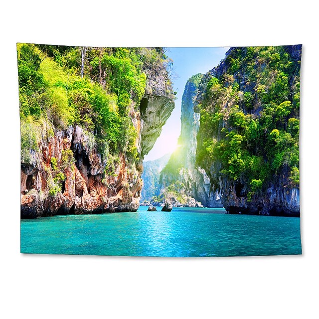 Home & Garden Home Decor | Landscape Wall Tapestry Art Decor Blanket Curtain Hanging Home Bedroom Living Room Decoration Polyest