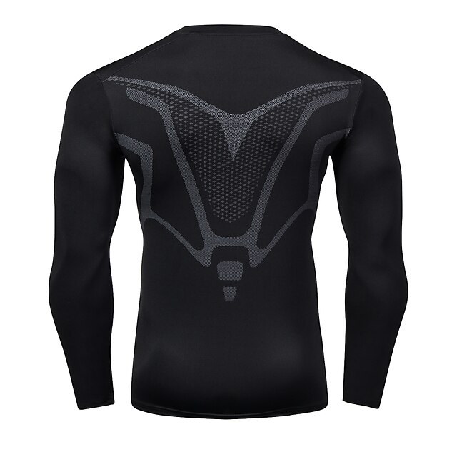 Sports & Outdoors Running, Jogging & Walking | Mens Long Sleeve Workout Tops Compression Clothing Athletic Athleisure Winter Moi