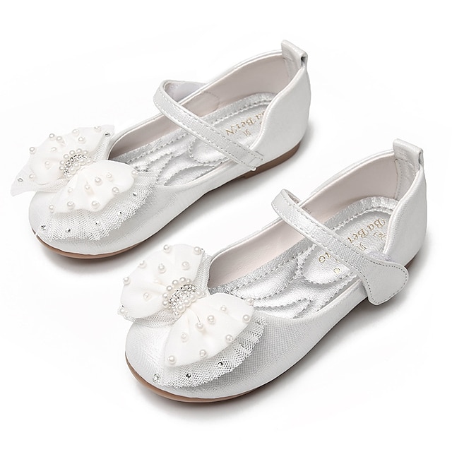 Shoes & Bags Kids Shoes | Girls Flats Comfort Mary Jane Flower Girl Shoes Faux Fur PU Little Kids(4-7ys) Daily Party & Evening W